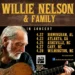 Willie Nelson tour, album coming